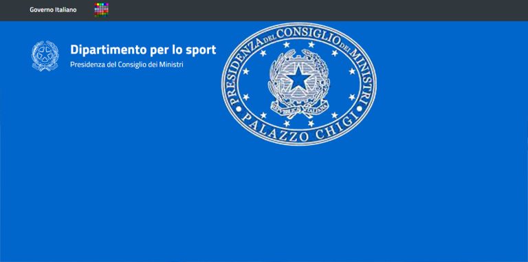 Dipartimento Sport, disposizioni dal primo maggio 2022