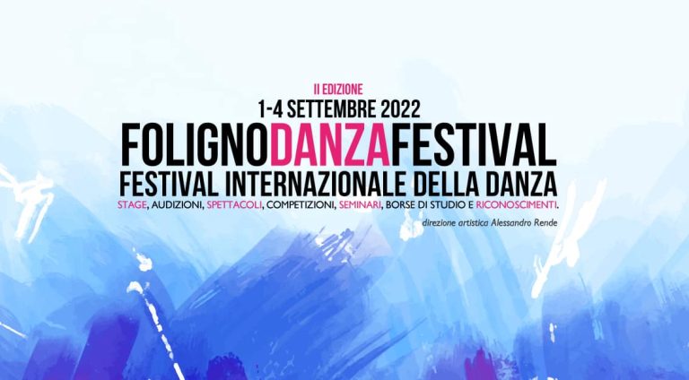 Foligno Danza Festival 2022, appuntamento internazionale all’inizio di settembre